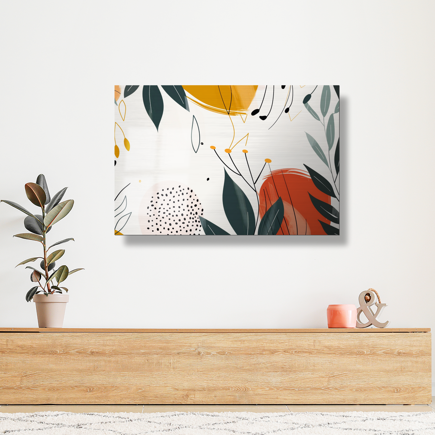 Bio Rhythm - Botanical Metal Wall Art Print