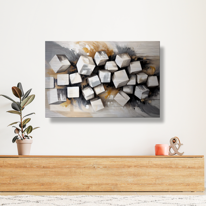 Cubic Symmetry - Metal Wall Art Print