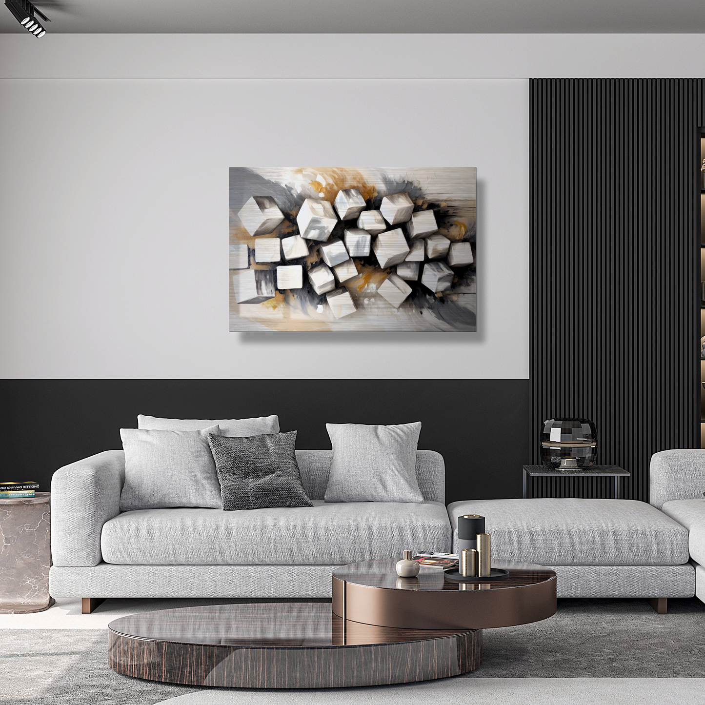 Cubic Symmetry - Metal Wall Art Print