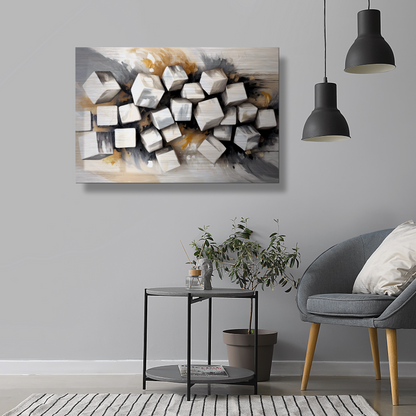 Cubic Symmetry - Metal Wall Art Print