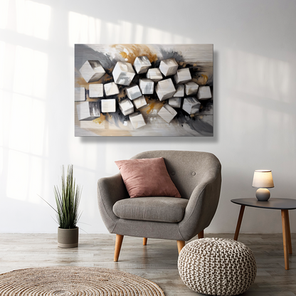 Cubic Symmetry - Metal Wall Art Print