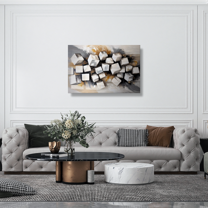 Cubic Symmetry - Metal Wall Art Print