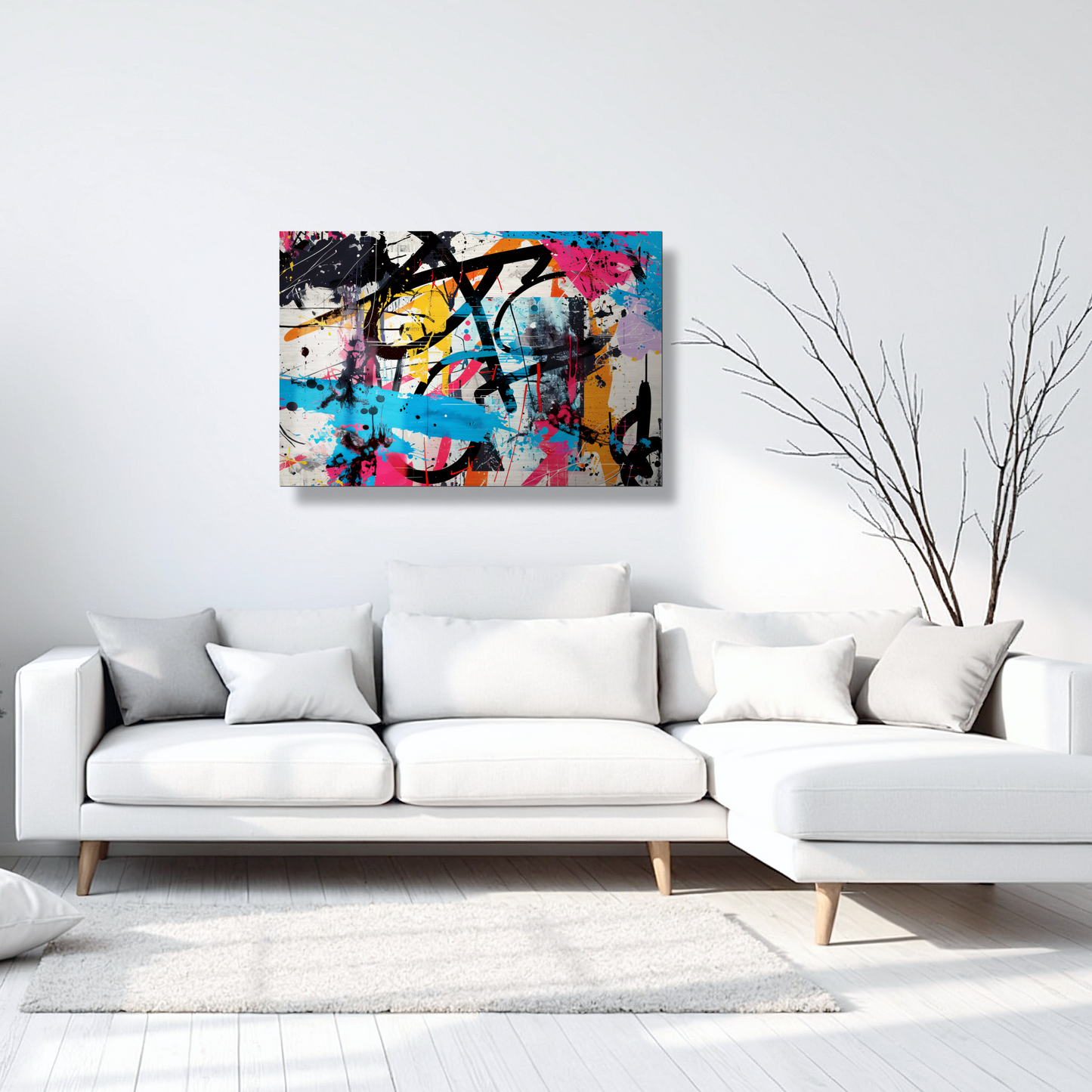 Temporal Fusion - Abstract Metal Wall Art Print