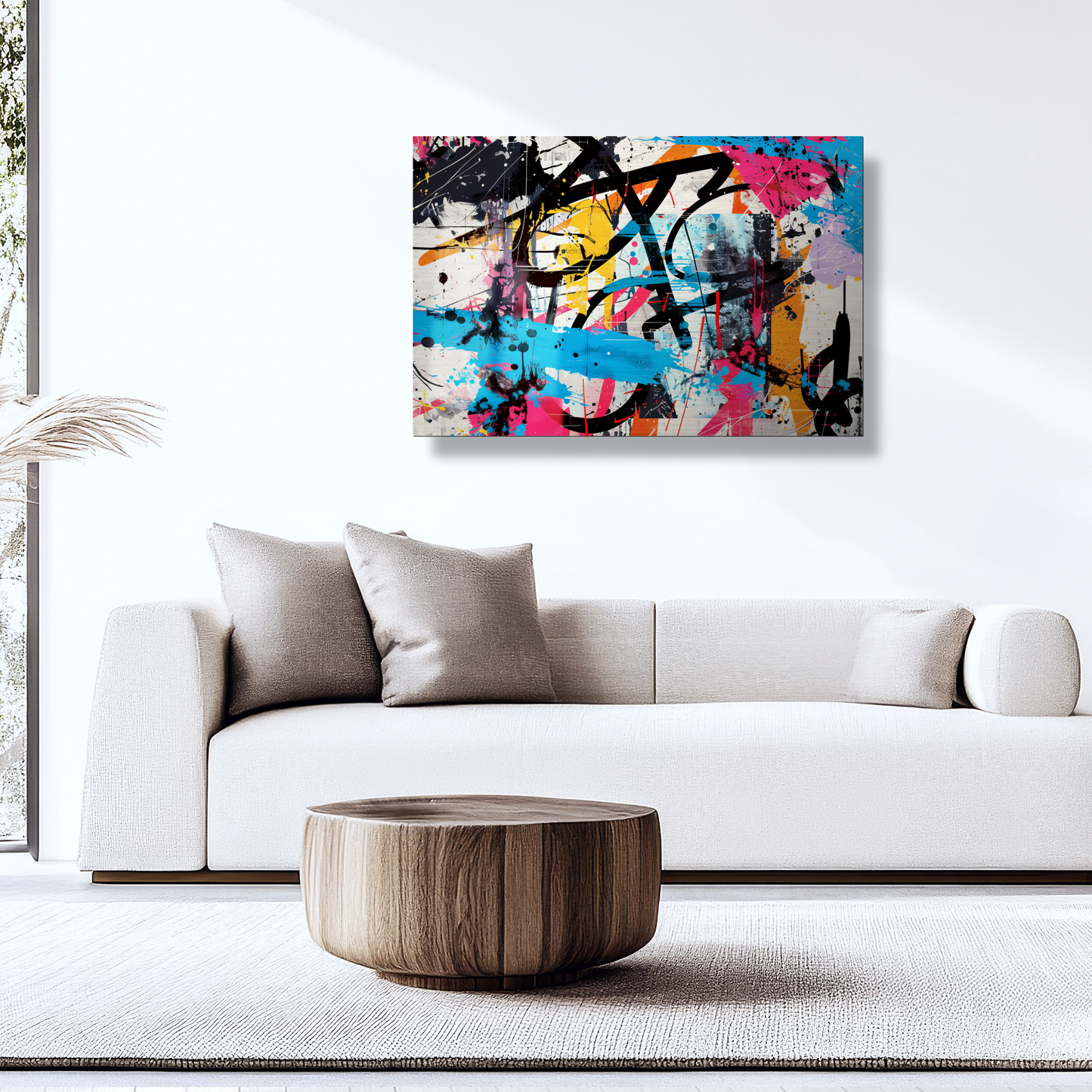 Temporal Fusion - Abstract Metal Wall Art Print