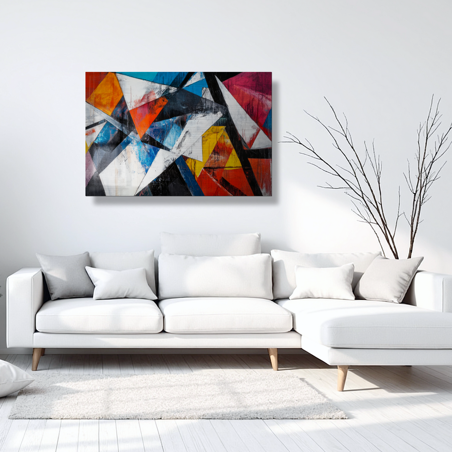 Prismatic Ethos- Abstract Metal Wall Art Print