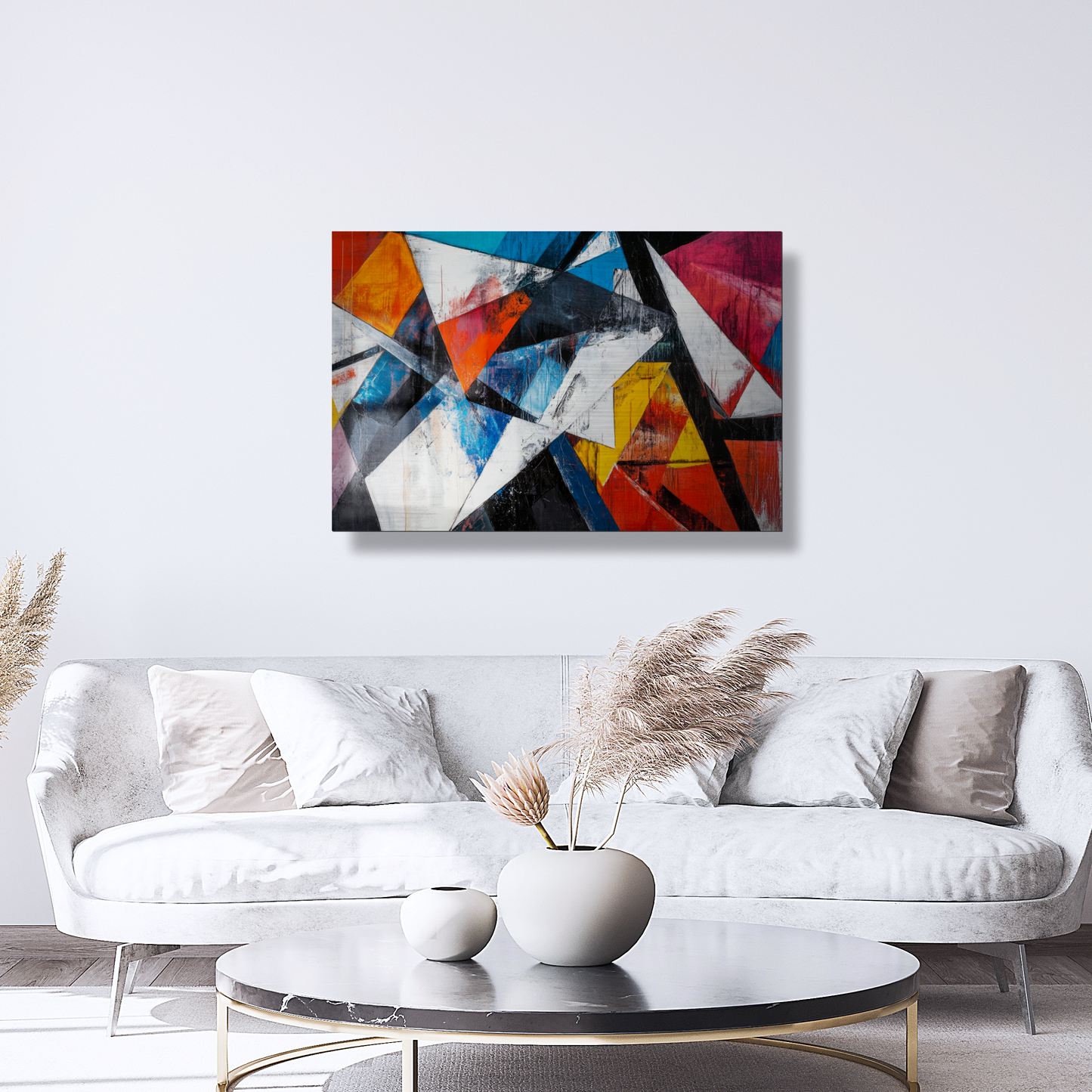 Prismatic Ethos- Abstract Metal Wall Art Print