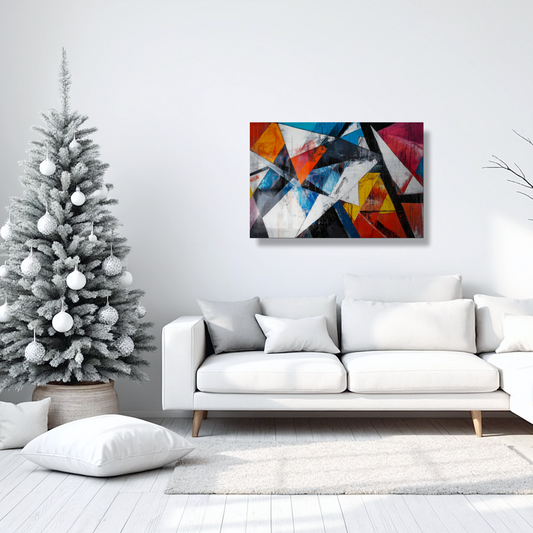 Prismatic Ethos- Abstract Metal Wall Art Print