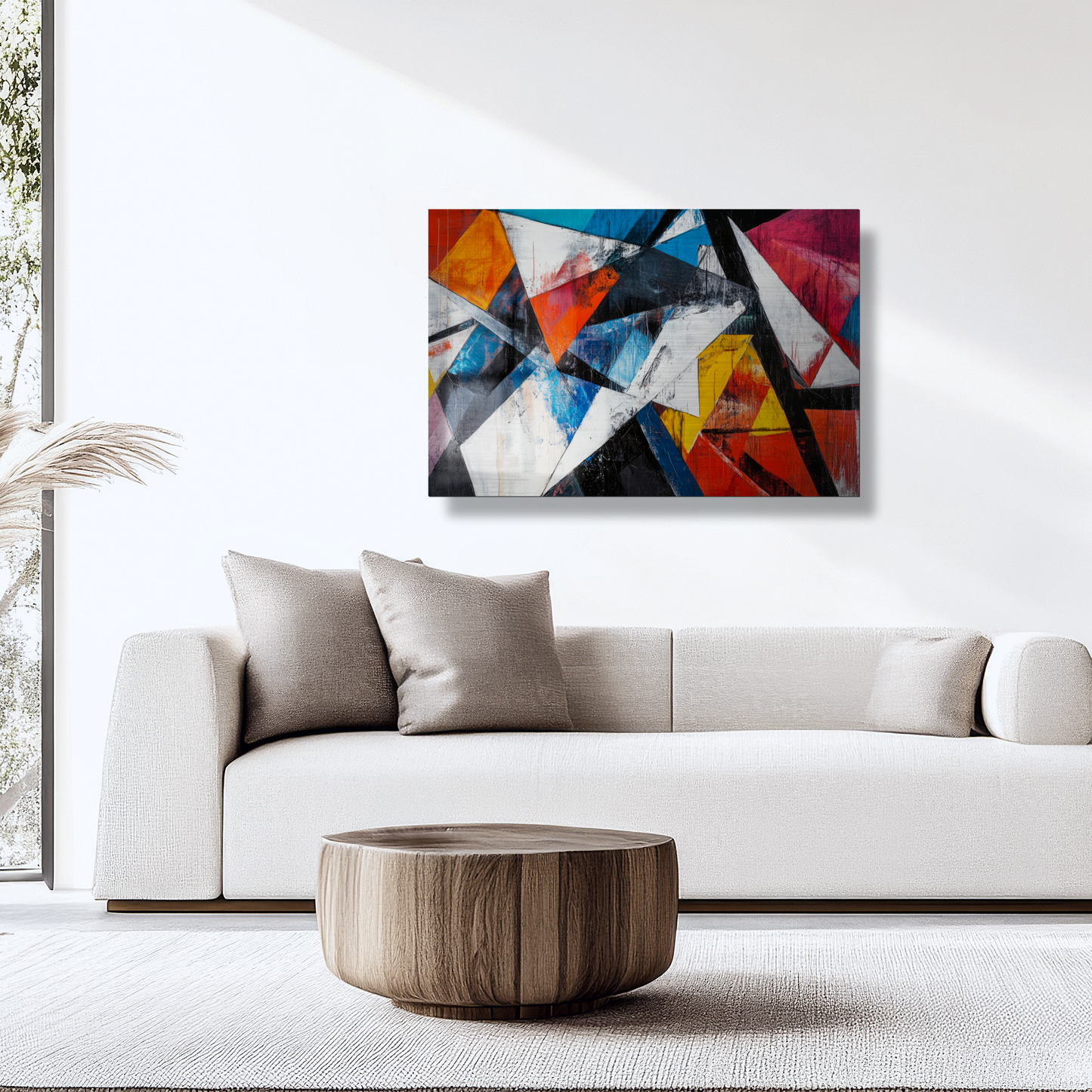 Prismatic Ethos- Abstract Metal Wall Art Print