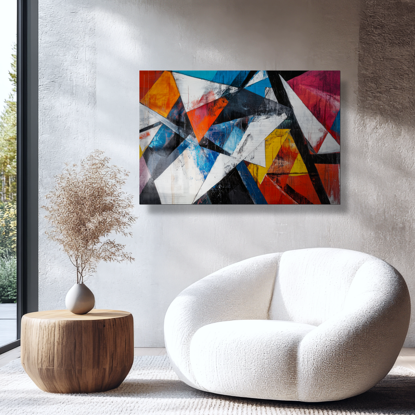 Prismatic Ethos- Abstract Metal Wall Art Print