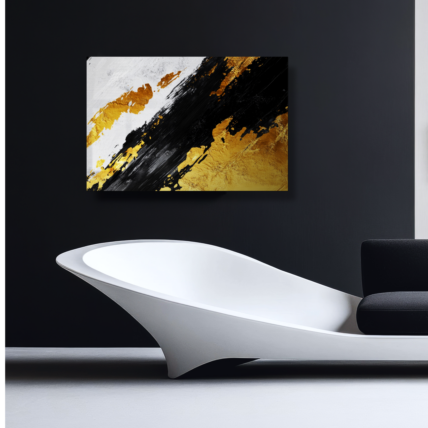 Radiant Duality - Modern Metal Wall Art Print