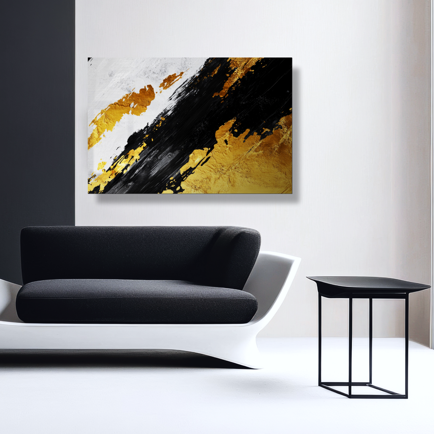 Radiant Duality - Modern Metal Wall Art Print