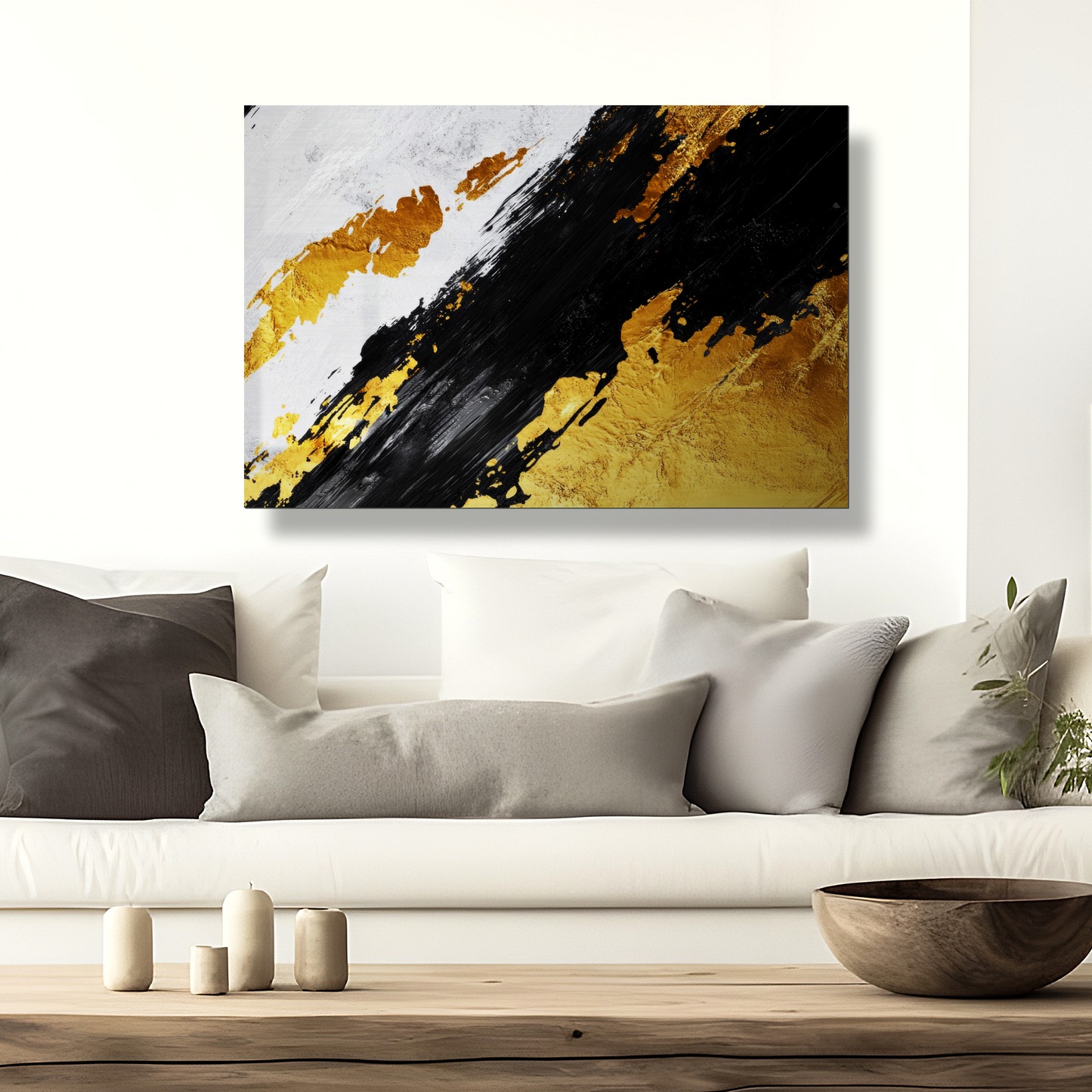 Radiant Duality - Modern Metal Wall Art Print