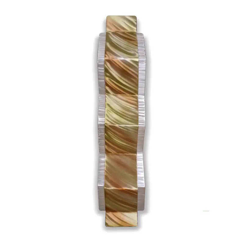 Abstract Metal Wall Art Titled "MZone" - Modern Elements Metal Art - ME4652307SX