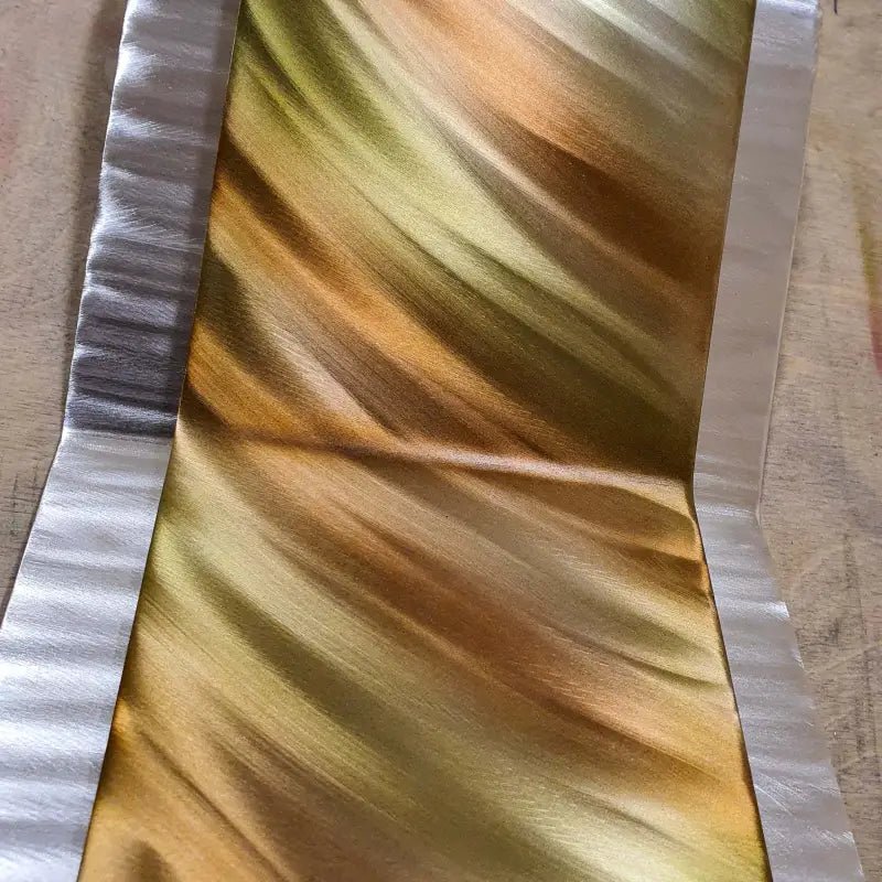 Abstract Metal Wall Art Titled "MZone" - Modern Elements Metal Art - ME4652307SX