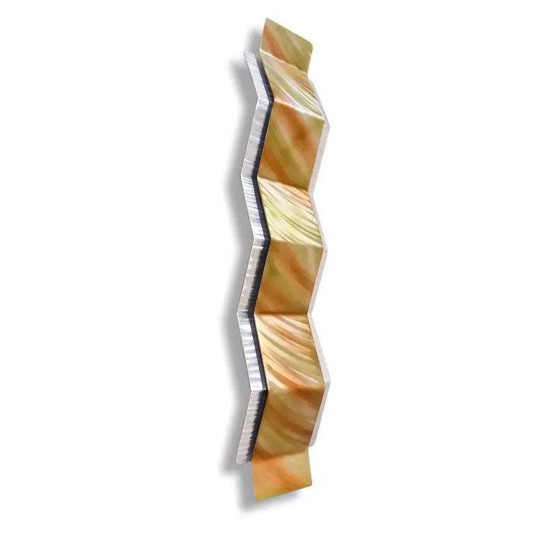 Abstract Metal Wall Art Titled "MZone" - Modern Elements Metal Art - ME4652307SX