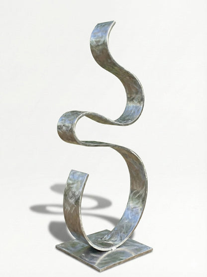 Luxury Metal Sculpture Titled Swirv