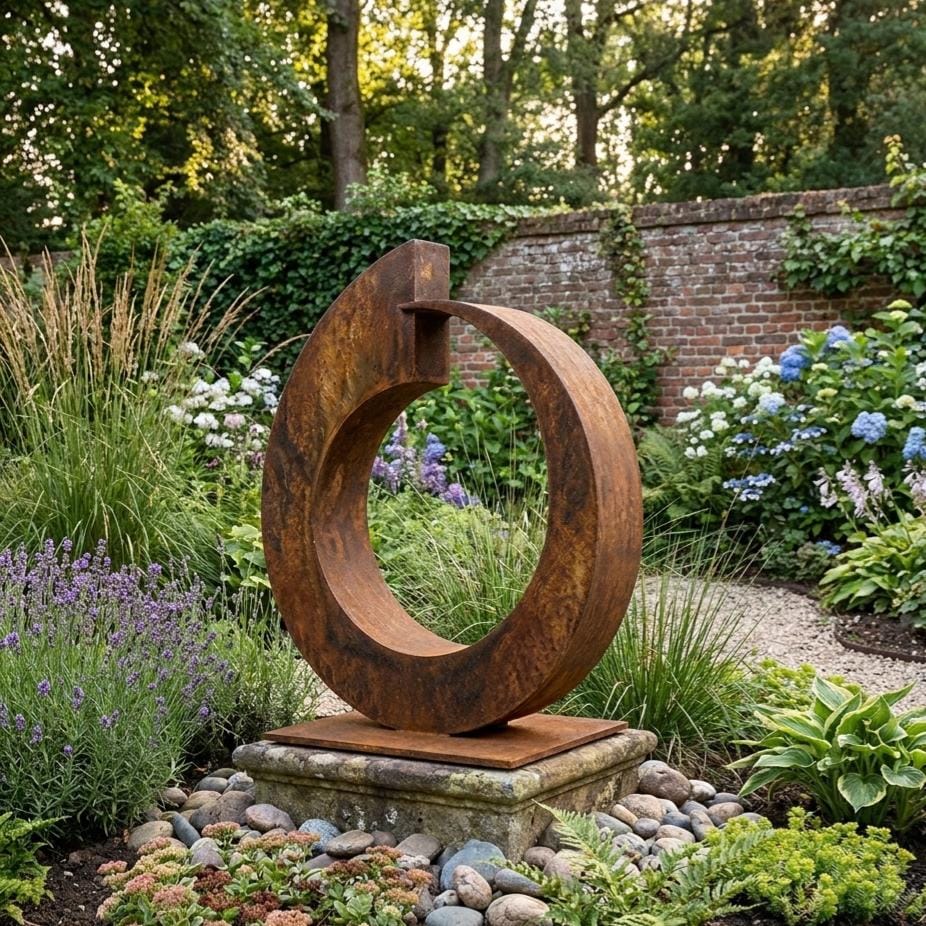 Garden Metal Sculpture Outdoor Decor: Juggernaut
