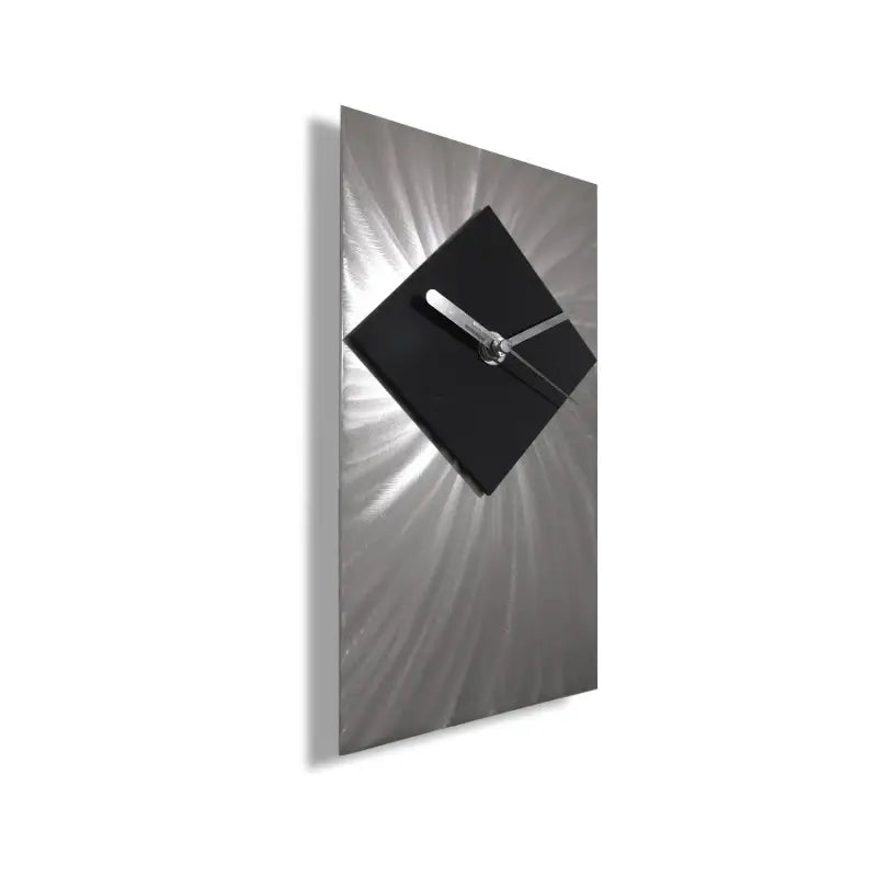 Black & Silver Wall Clock Titled ’Alpha’ £167.99 Christopher Henderson