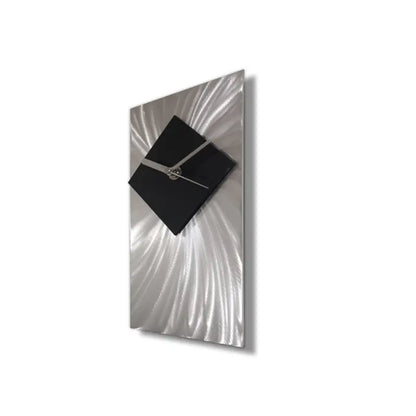 Black & Silver Wall Clock Titled ’Alpha’ £167.99 Christopher Henderson