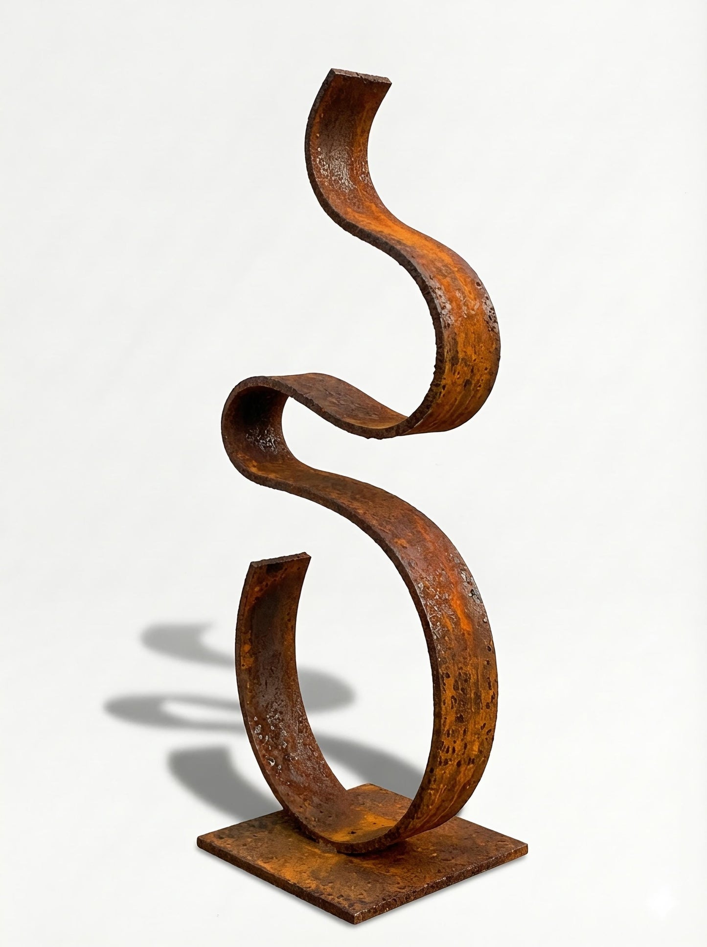 Garden Sculpture: Rustic Metal Art Abstract Decor for Ourdoors