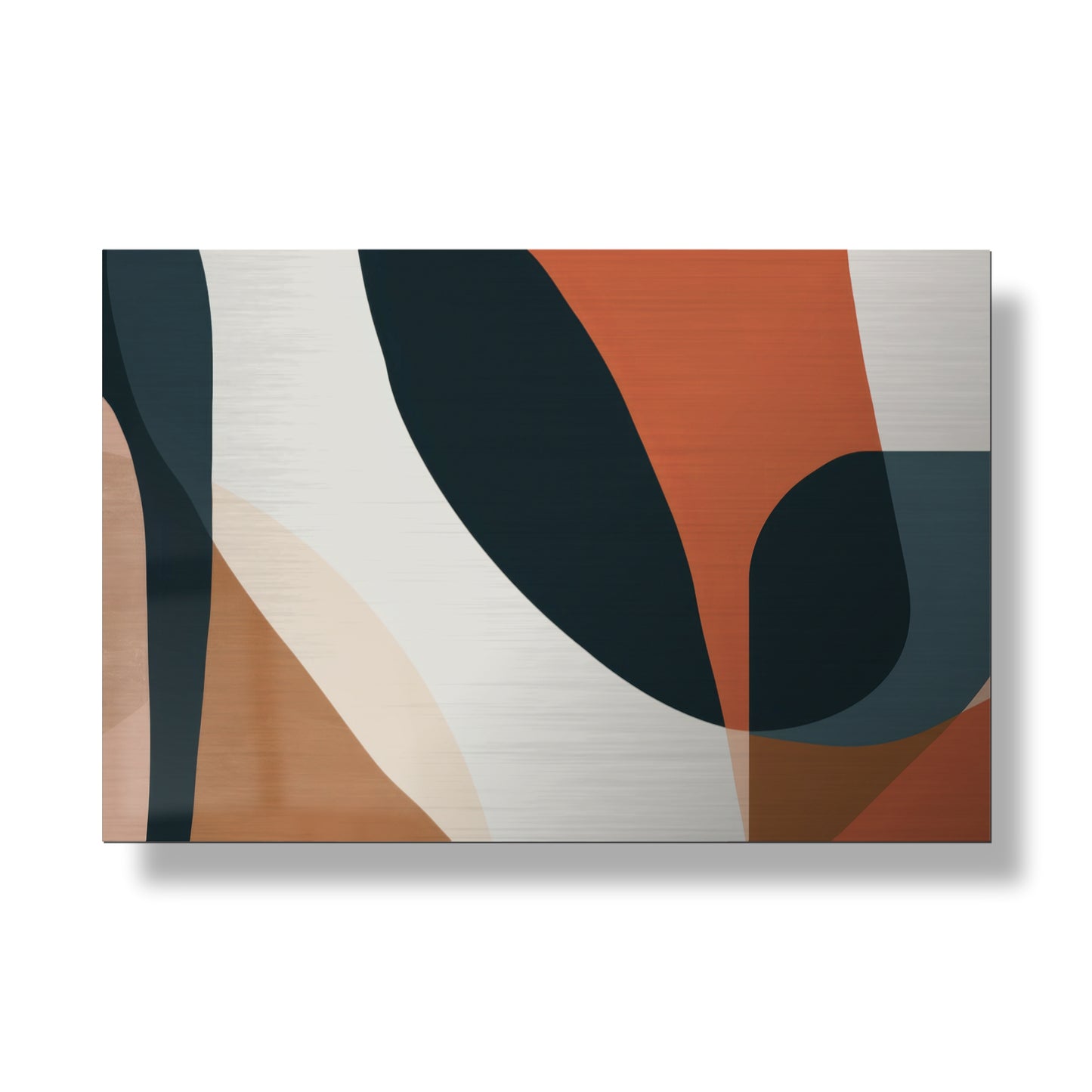 Saffron Sands - Abstract Metal Wall Art Print