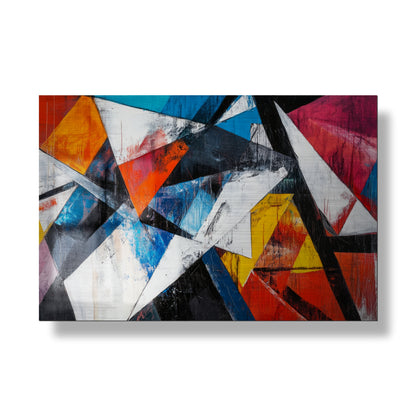 Prismatic Ethos- Abstract Metal Wall Art Print