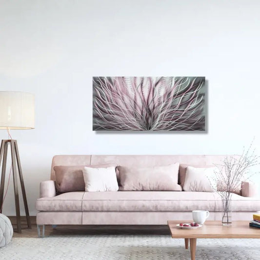 Floral Wall Decor Titled InBloom - Modern Elements Metal Art - ME6778X