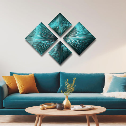 Teal decor