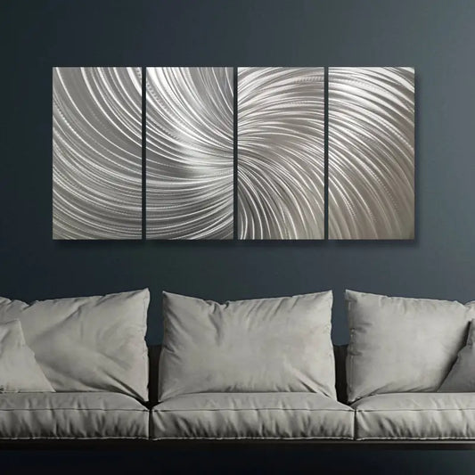 Metal Art Gallery Wall Sculpture Modern 3D Elements