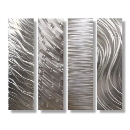 Metal Art Set Titled "Formation" - Modern Elements Metal Art - MO9882NC