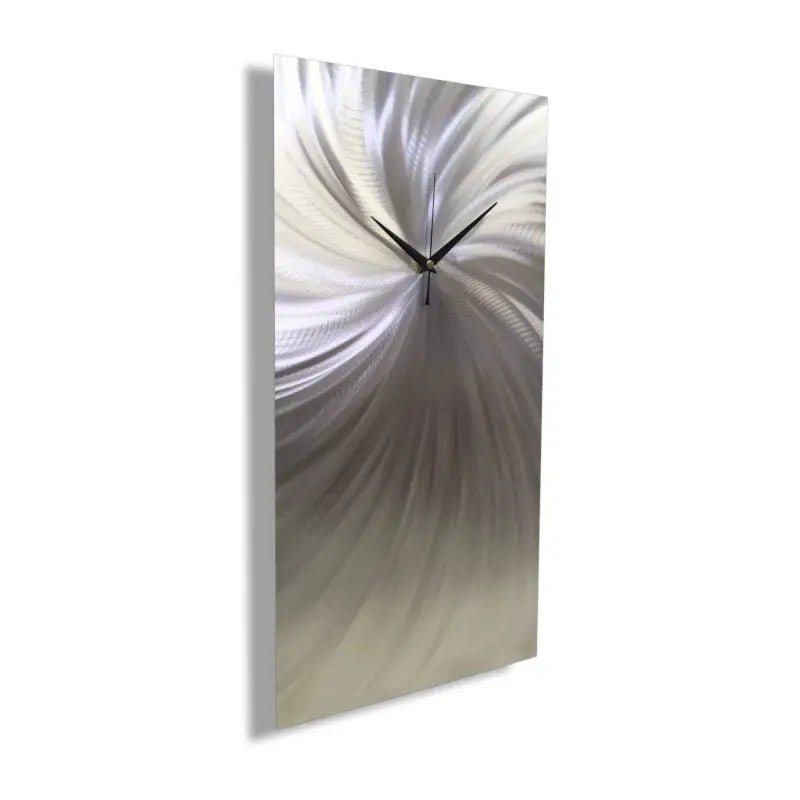 Minimalist Clock Titled "Neuron" - Modern Elements Metal Art - ME0408CV9