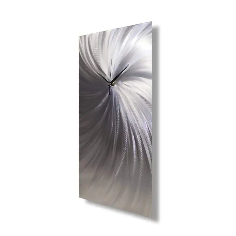 Minimalist Clock Titled "Neuron" - Modern Elements Metal Art - ME0408CV9