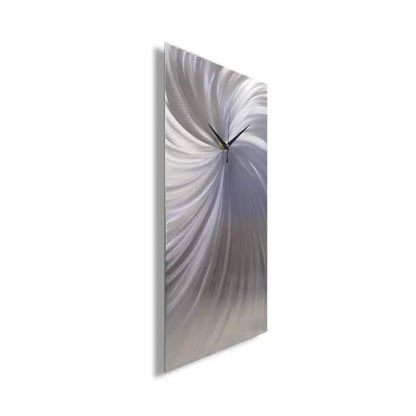 Minimalist Clock Titled "Neuron" - Modern Elements Metal Art - ME0408CV9