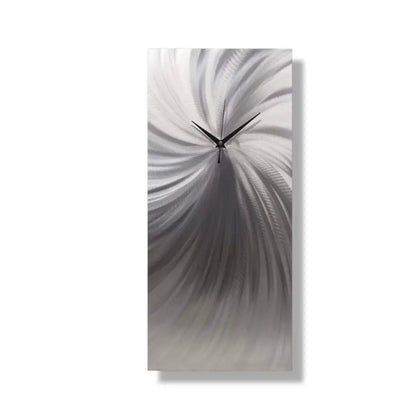 Minimalist Clock Titled "Neuron" - Modern Elements Metal Art - ME0408CV9