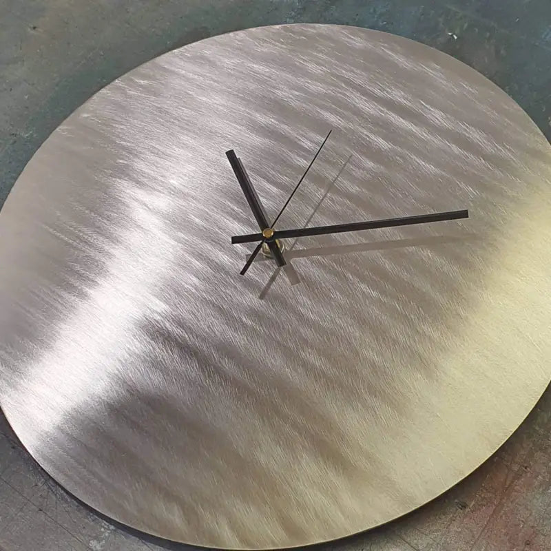 Minimalist Wall Clock - Mid Century Metal Art Christopher Henderson