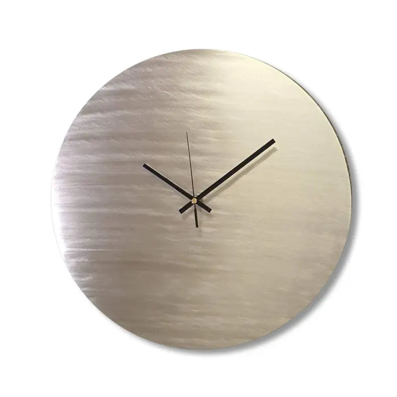 Minimalist Wall Clock - Mid Century Metal Art Christopher Henderson