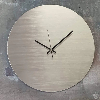 Minimalist Wall Clock - Mid Century Metal Art Christopher Henderson