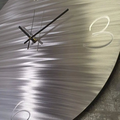 Modern Clock - Large Metal Wall Art Oversized Christopher Henderson