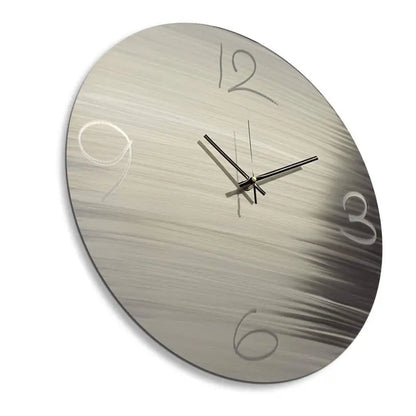 Modern Clock - Large Metal Wall Art Oversized Christopher Henderson