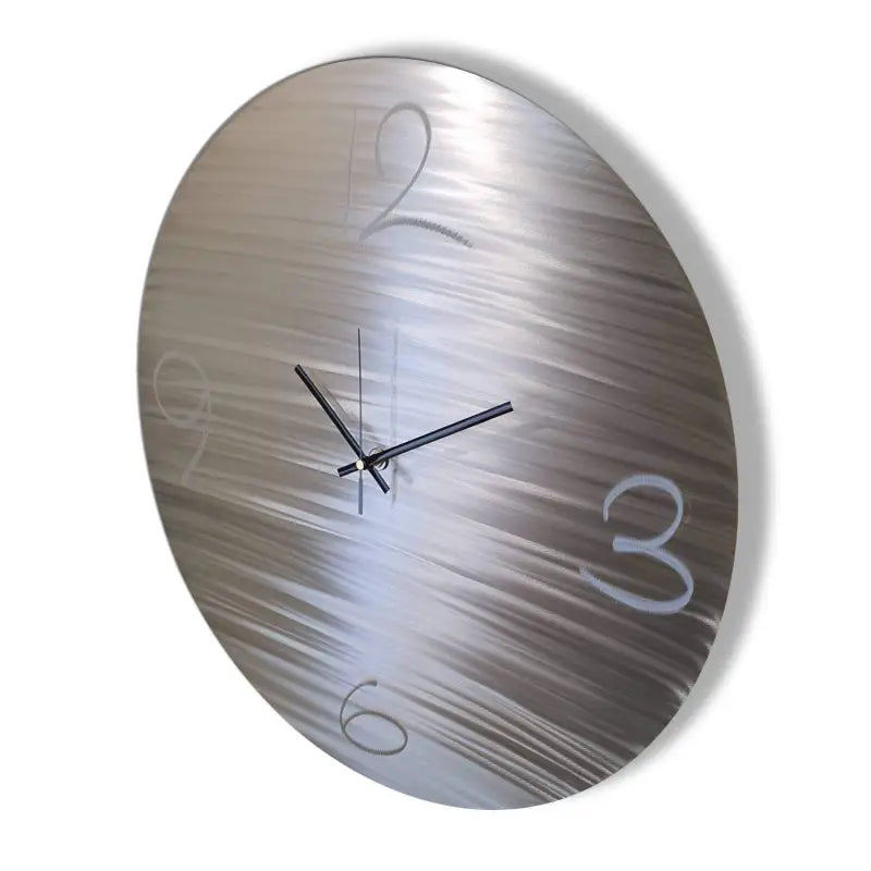 Modern Clock - Large Metal Wall Art Oversized Christopher Henderson