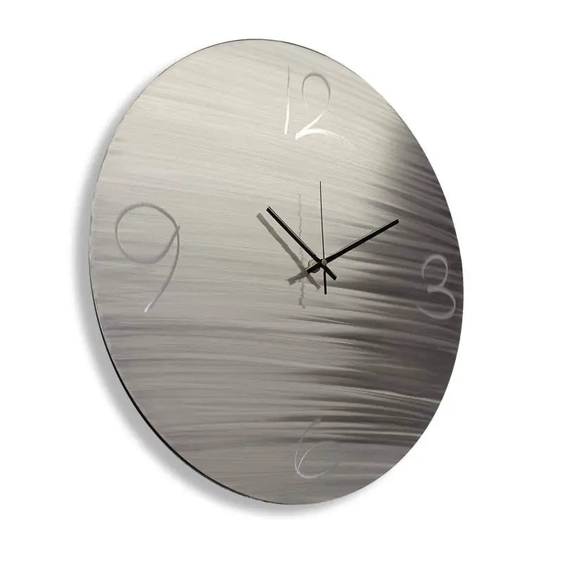 Modern Clock - Large Metal Wall Art Oversized Christopher Henderson