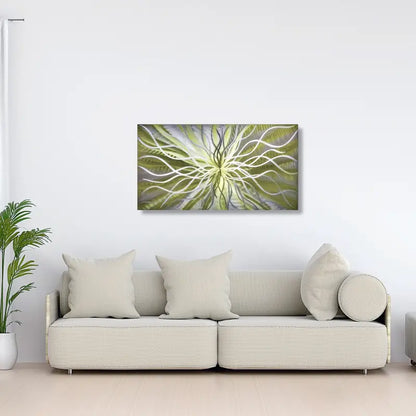 Olive Green Wall Art Titled Radiation £109.99 Christopher Henderson