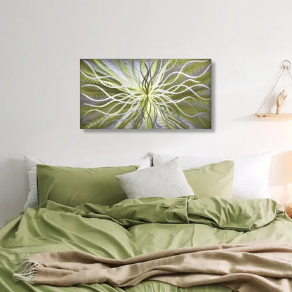 Olive Green Wall Art Titled Radiation £109.99 Christopher Henderson