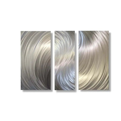 Oversized Wall Art Titled "Zeus" (Set of 3) - Modern Elements Metal Art - ME960TN