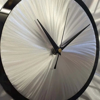 Quirky Clock Titled "Nova" - Modern Elements Metal Art - ME07562K
