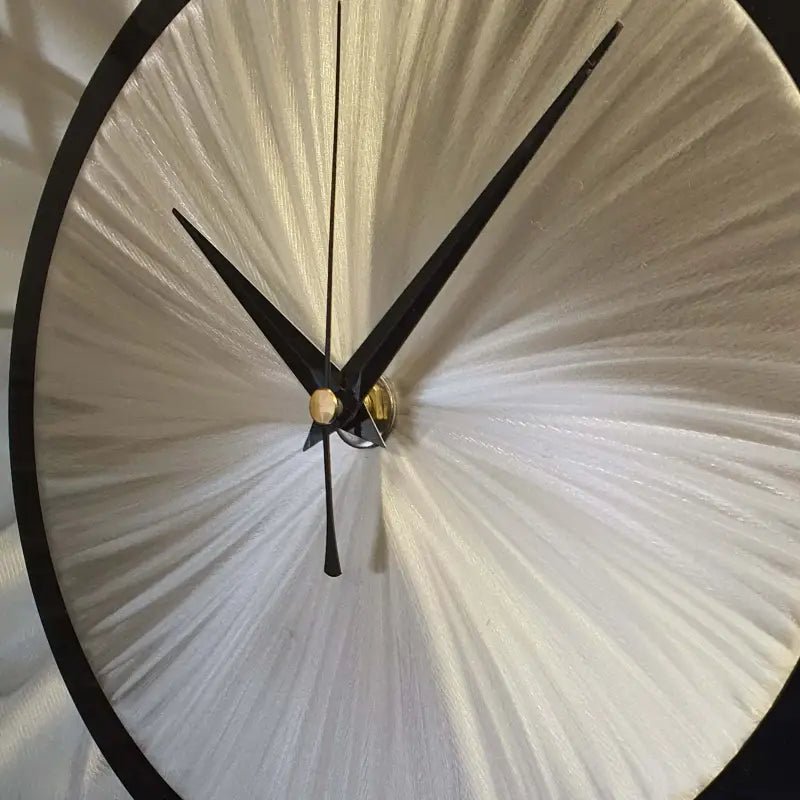 Quirky Clock Titled "Nova" - Modern Elements Metal Art - ME07562K