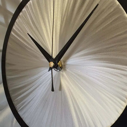 Quirky Clock Titled "Nova" - Modern Elements Metal Art - ME07562K