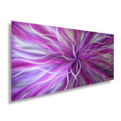 Radiation | Purple/Magenta Modern Wall Decor | Metal Christopher Henderson