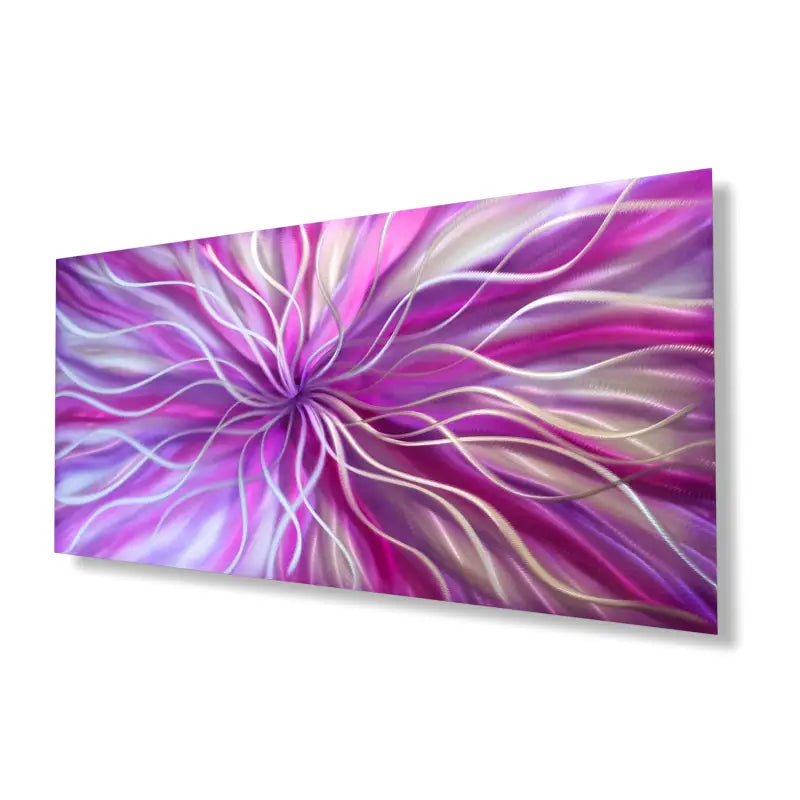 Radiation | Purple/Magenta Modern Wall Decor | Metal Christopher Henderson