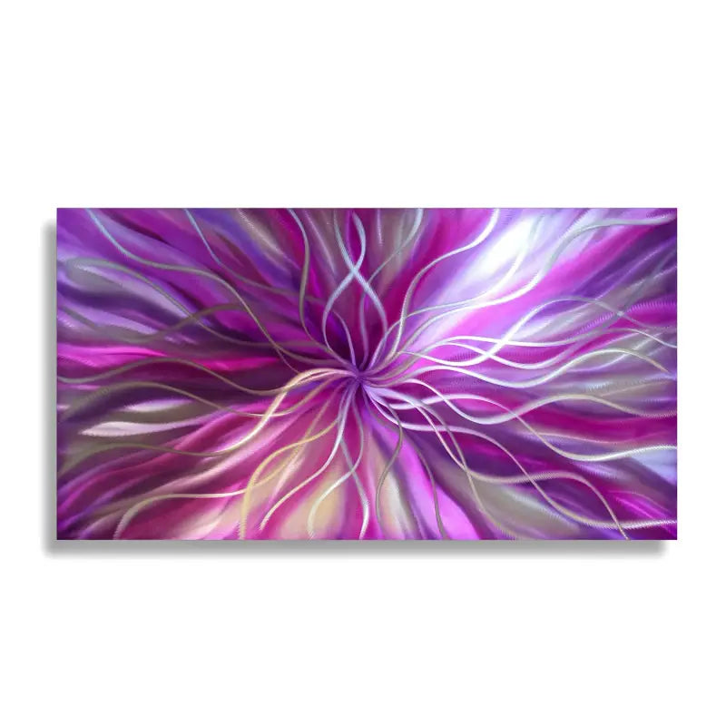 Radiation | Purple/Magenta Modern Wall Decor | Metal Christopher Henderson